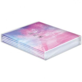 Тетрадь 48л., А5, клетка ArtSpace "Стиль. Star dreams", матовая ламинация, тиснение фольгой