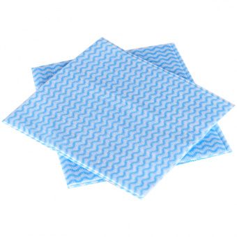 Салфетки для уборки OfficeClean, вискоза, перфорированные, волна, 34*38см, 5шт.