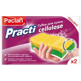 Губки для кухни Paclan "Practi Cellulose", 2шт.